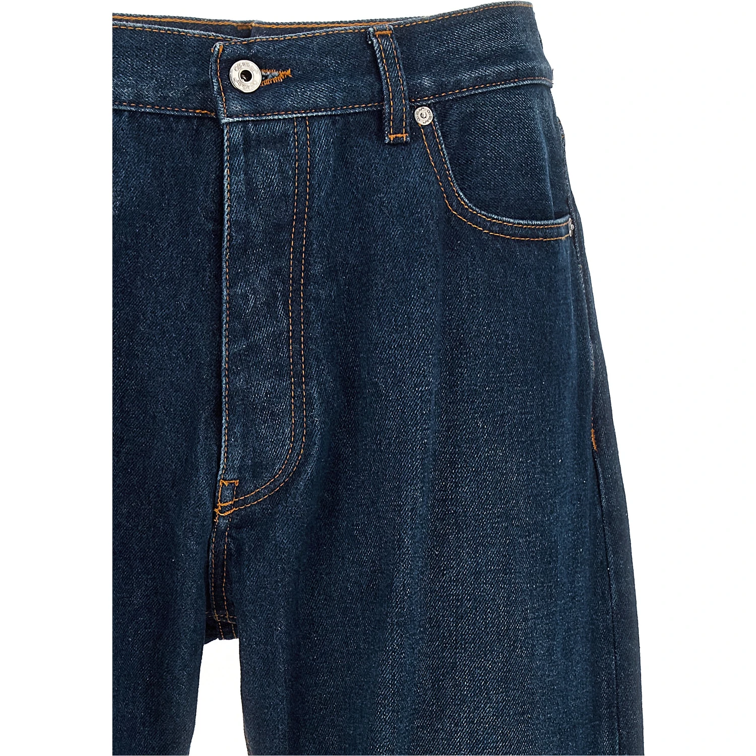 Blue Cotton Jeans Denim