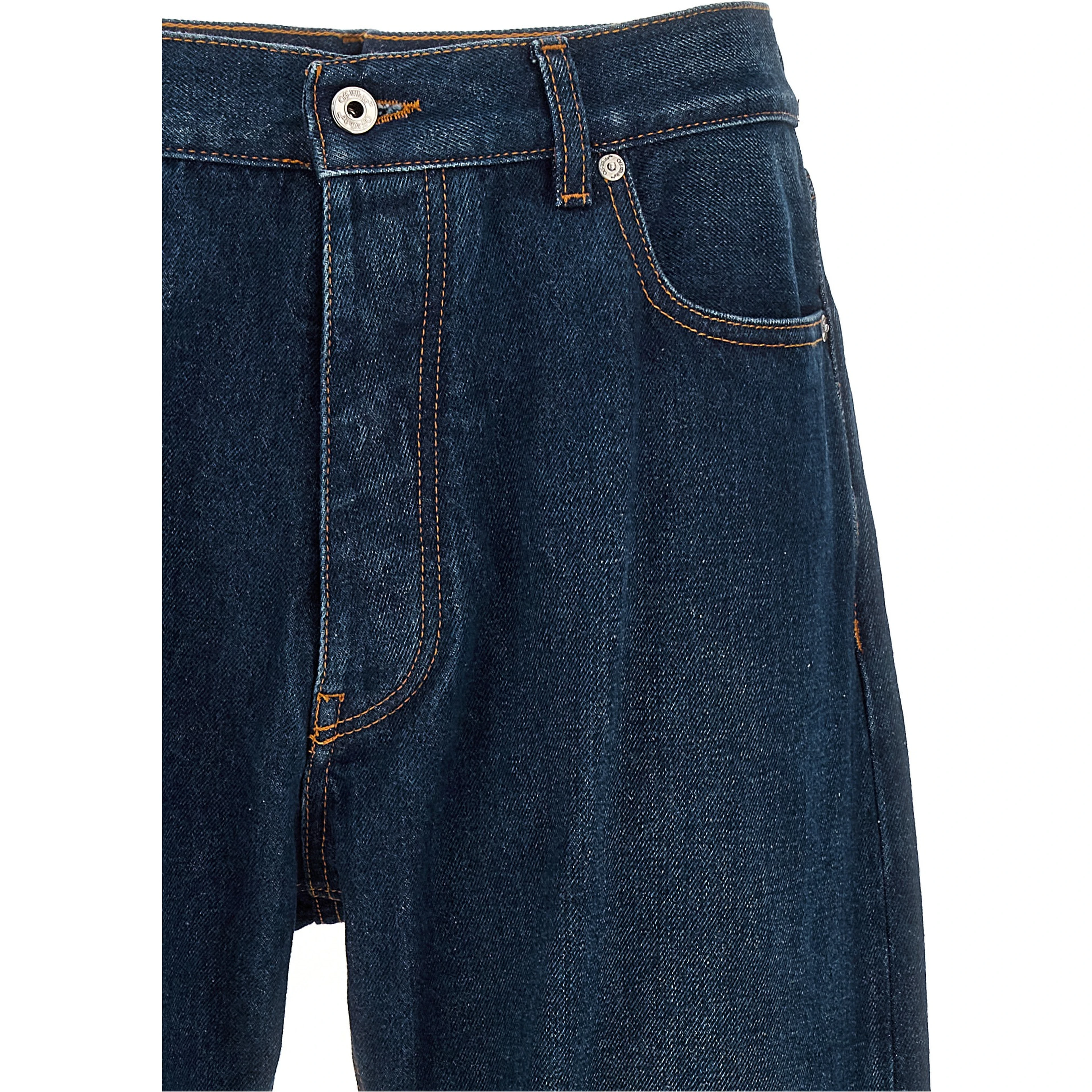 Blue Cotton Jeans Denim