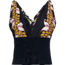 Black Silk Tank Tops