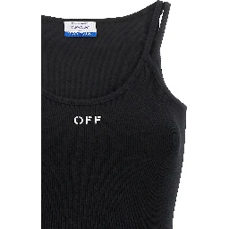 Black Cotton Short Dress