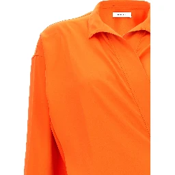 Orange Viscose Blouse