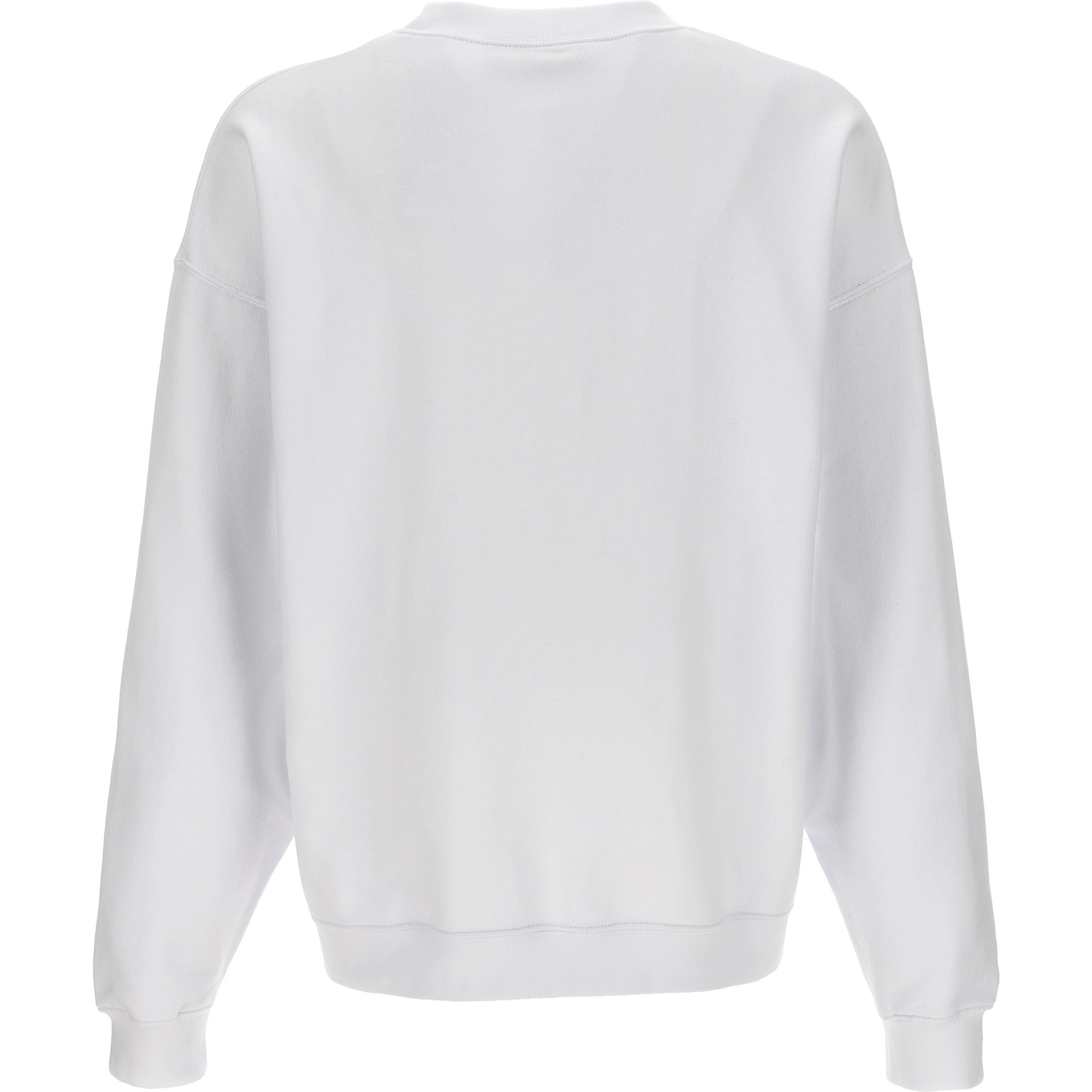 White Cotton Sweatshirt
