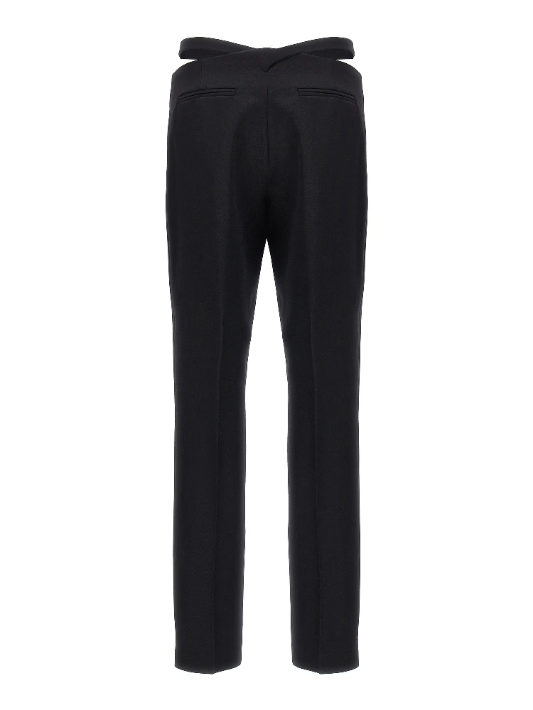 Black Virgin Wool Dress Pants alternative