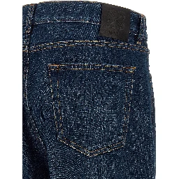 Blue Cotton Jeans Denim