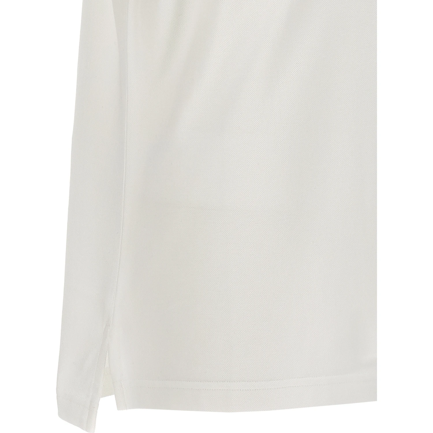 White Cotton Polo Shirt