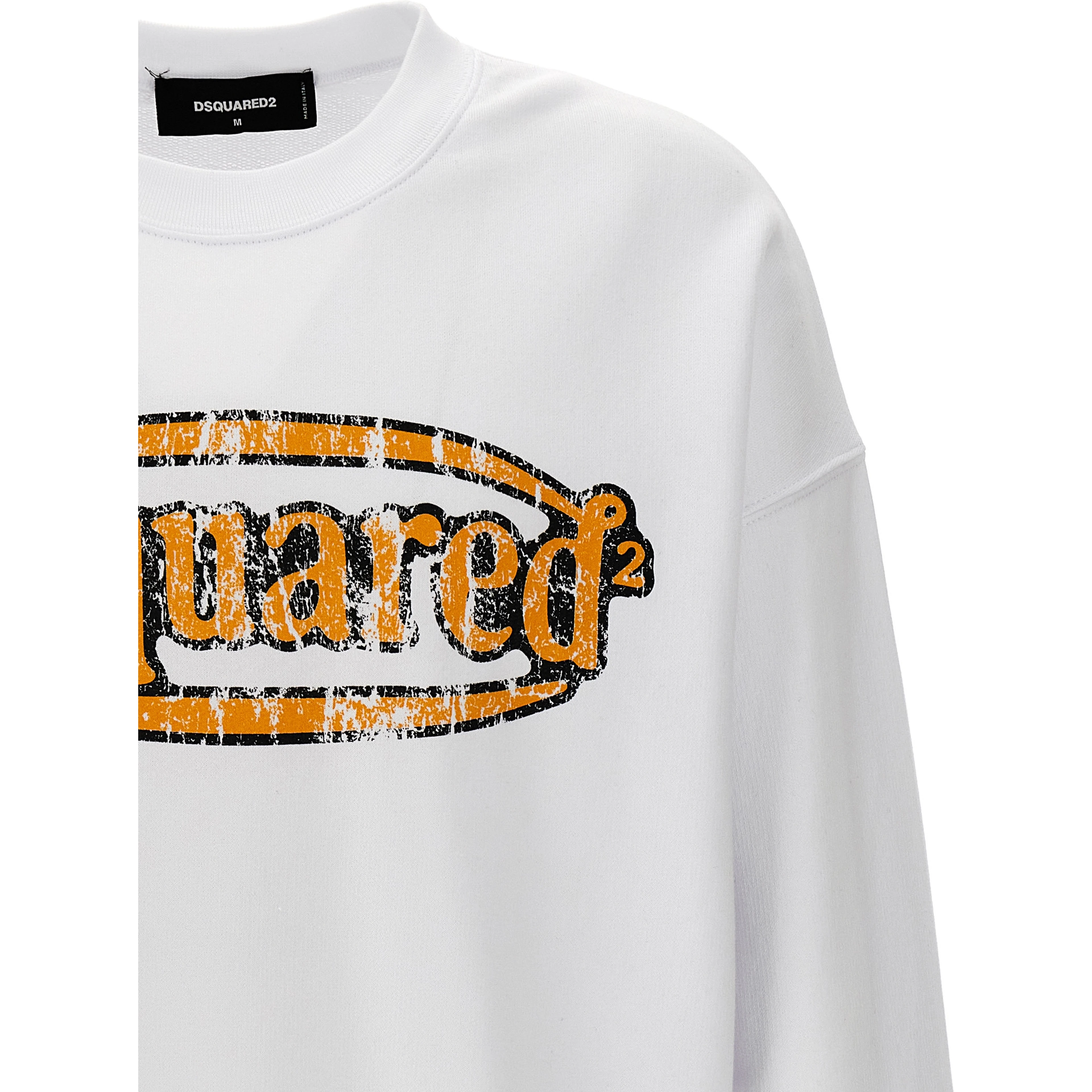 White Cotton Sweatshirt