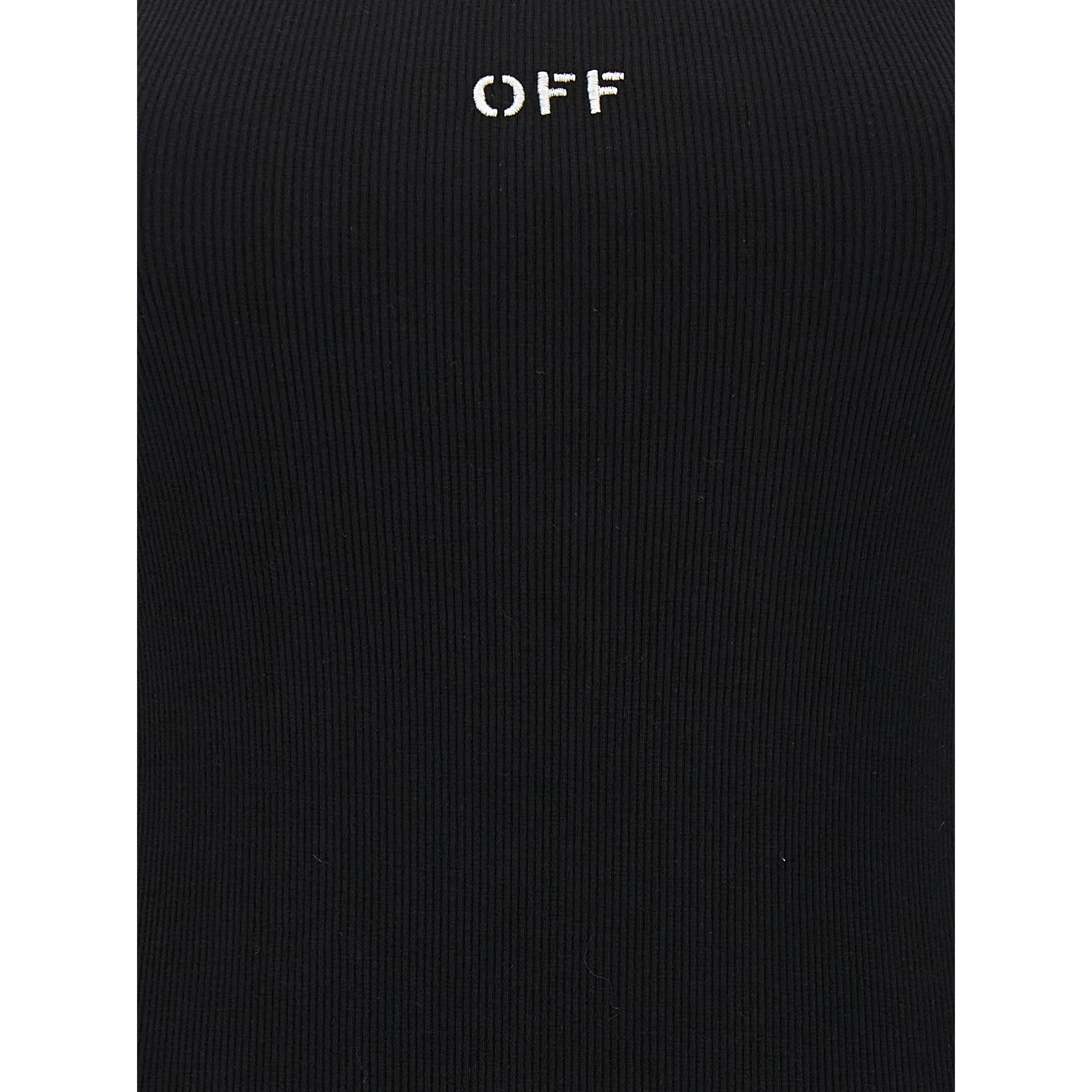 Black Cotton Short Dress