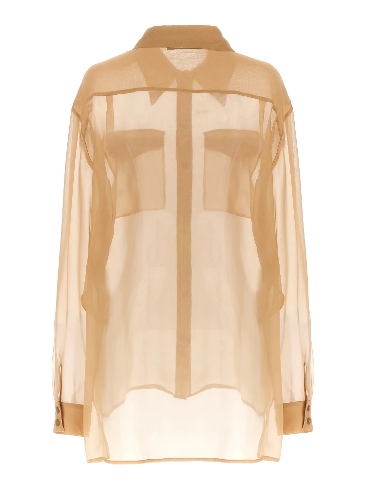 Beige Silk Blouse alternative