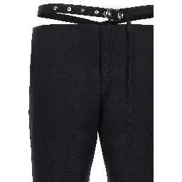 Black Virgin Wool Dress Pants