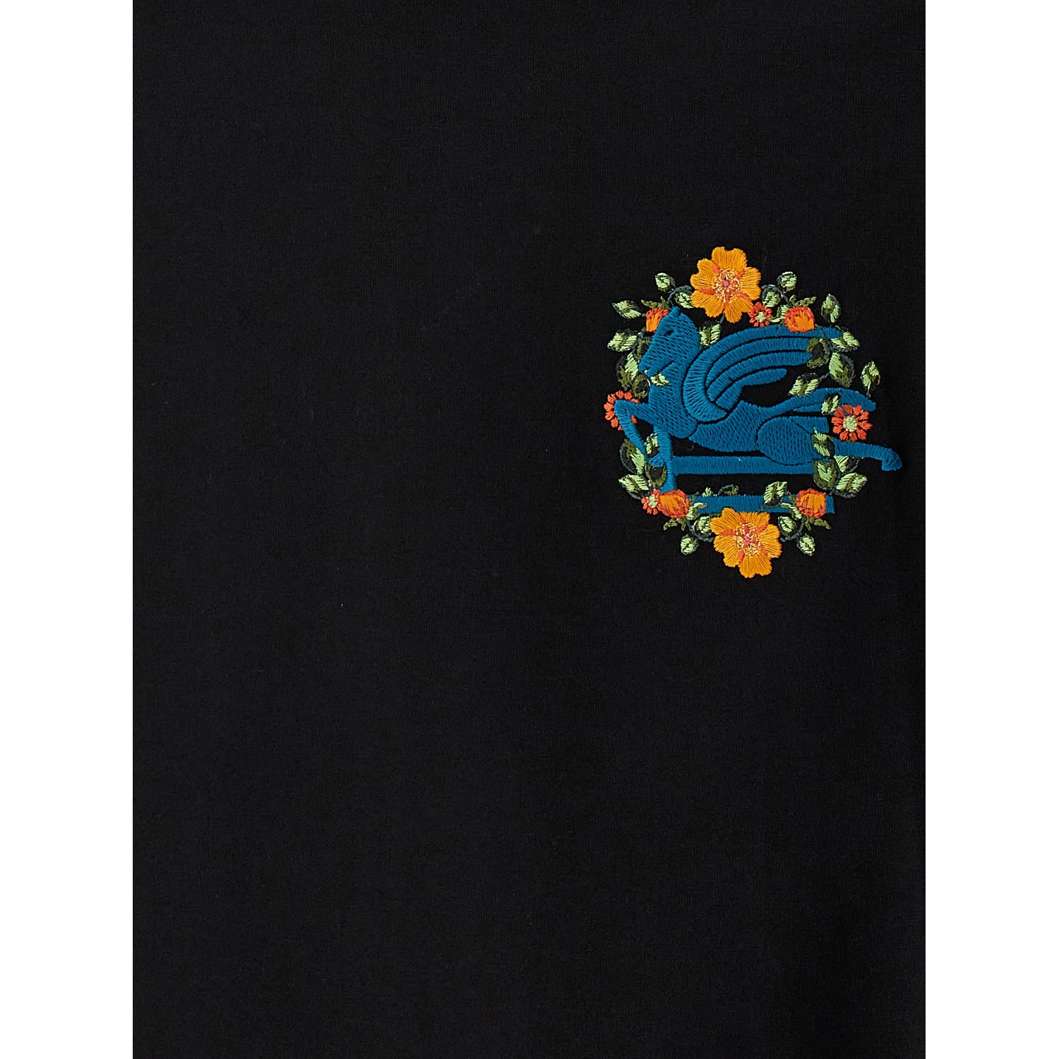 Black Cotton T-Shirt
