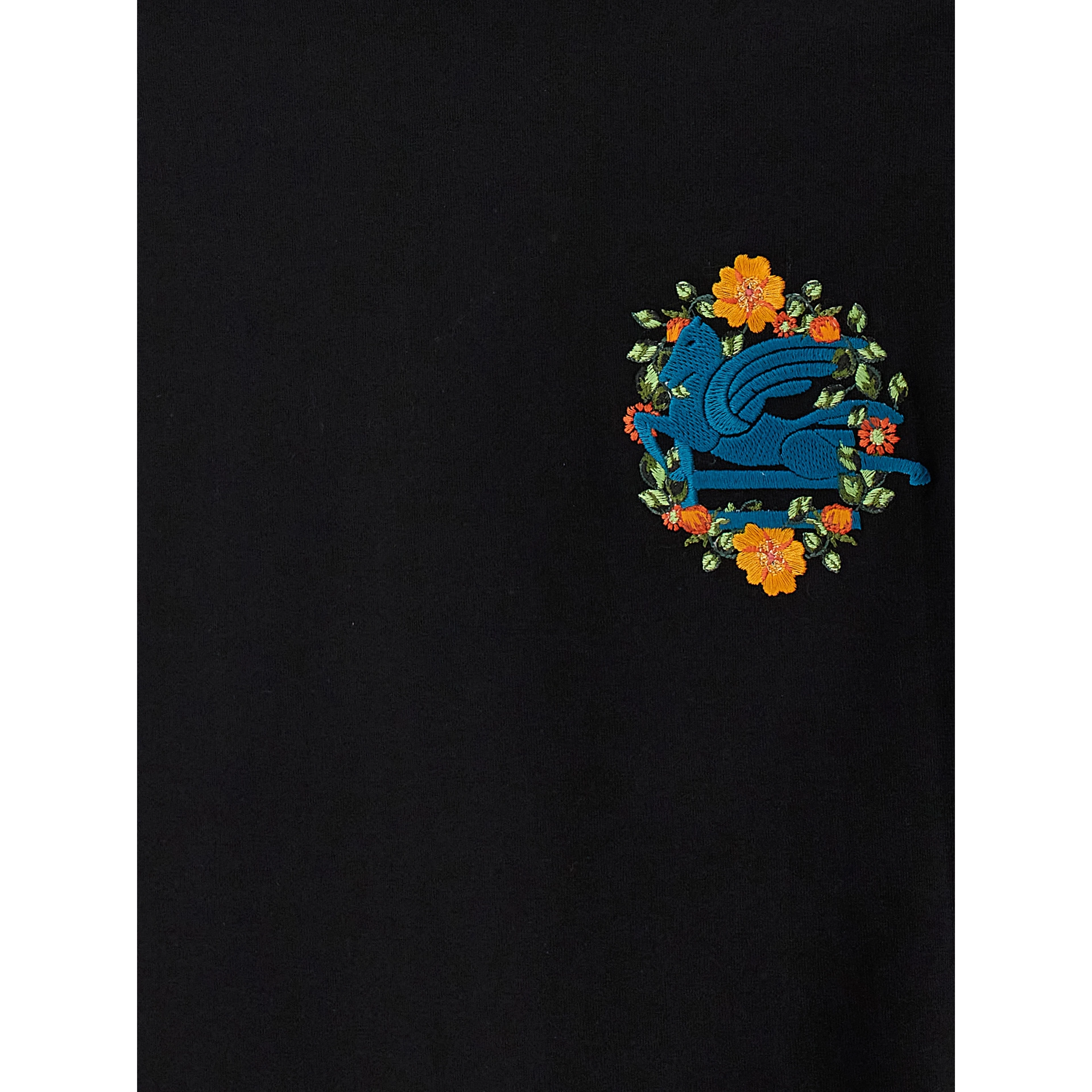 Black Cotton T-Shirt