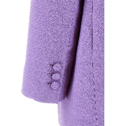 Purple Polyester Blazer