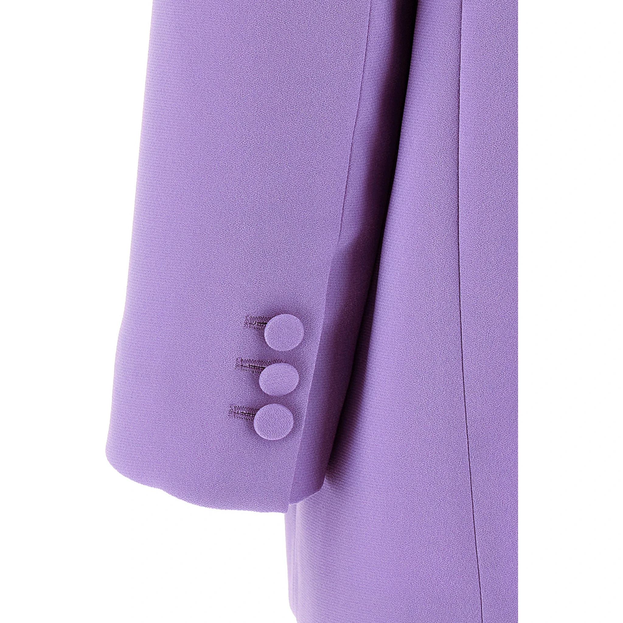 Purple Polyester Blazer