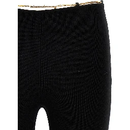 Black Wool Casual Pants