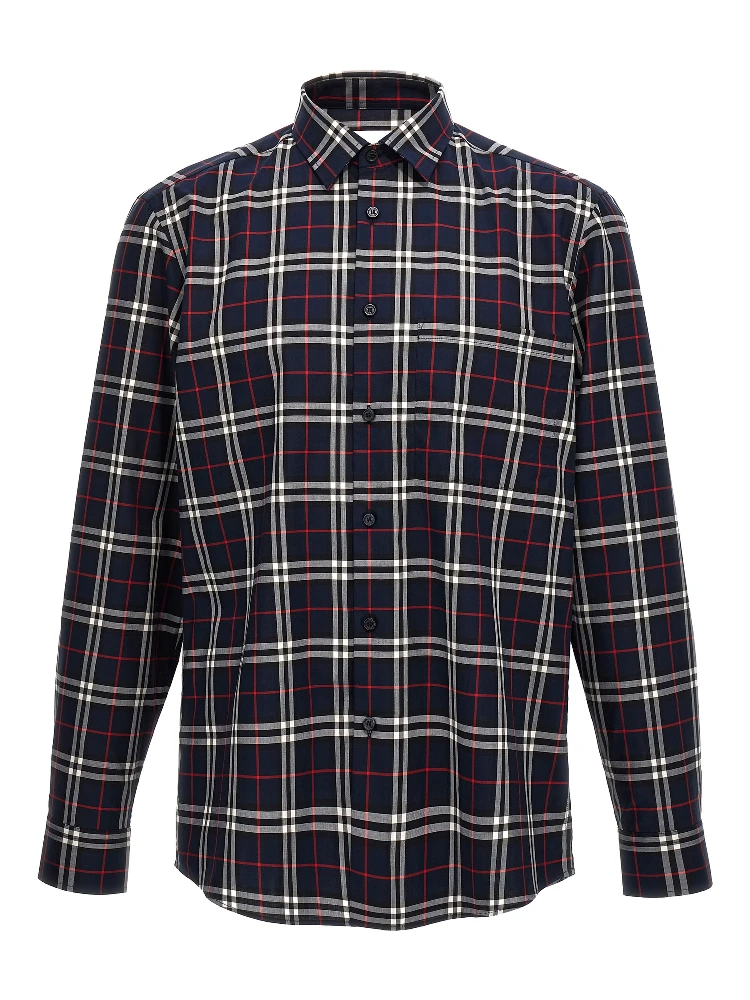 Blue Cotton Blouse