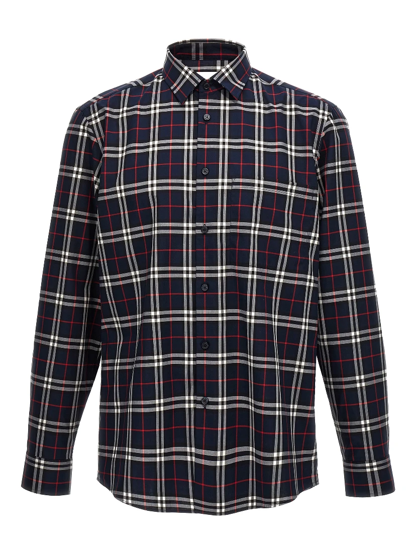 Blue Cotton Blouse