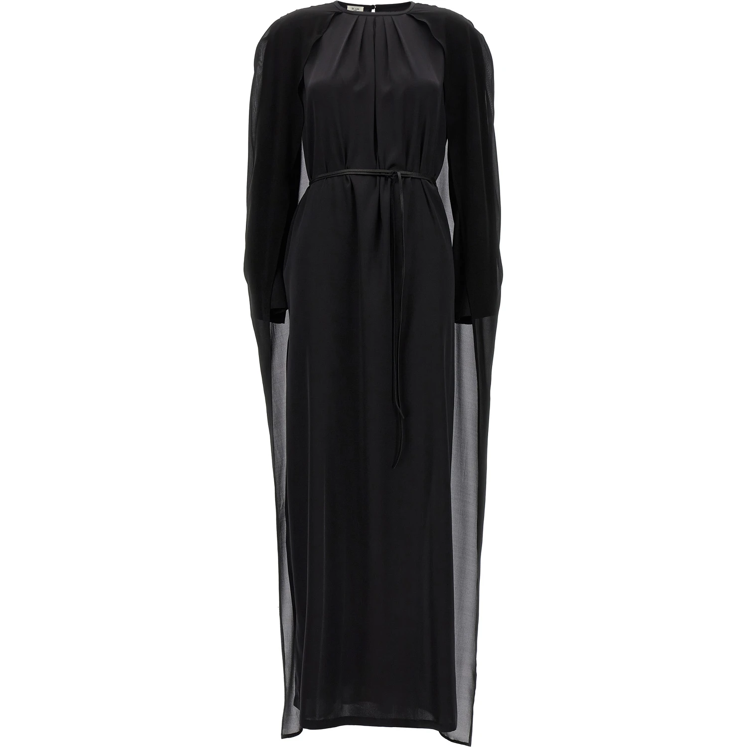 Black Silk Long Dress
