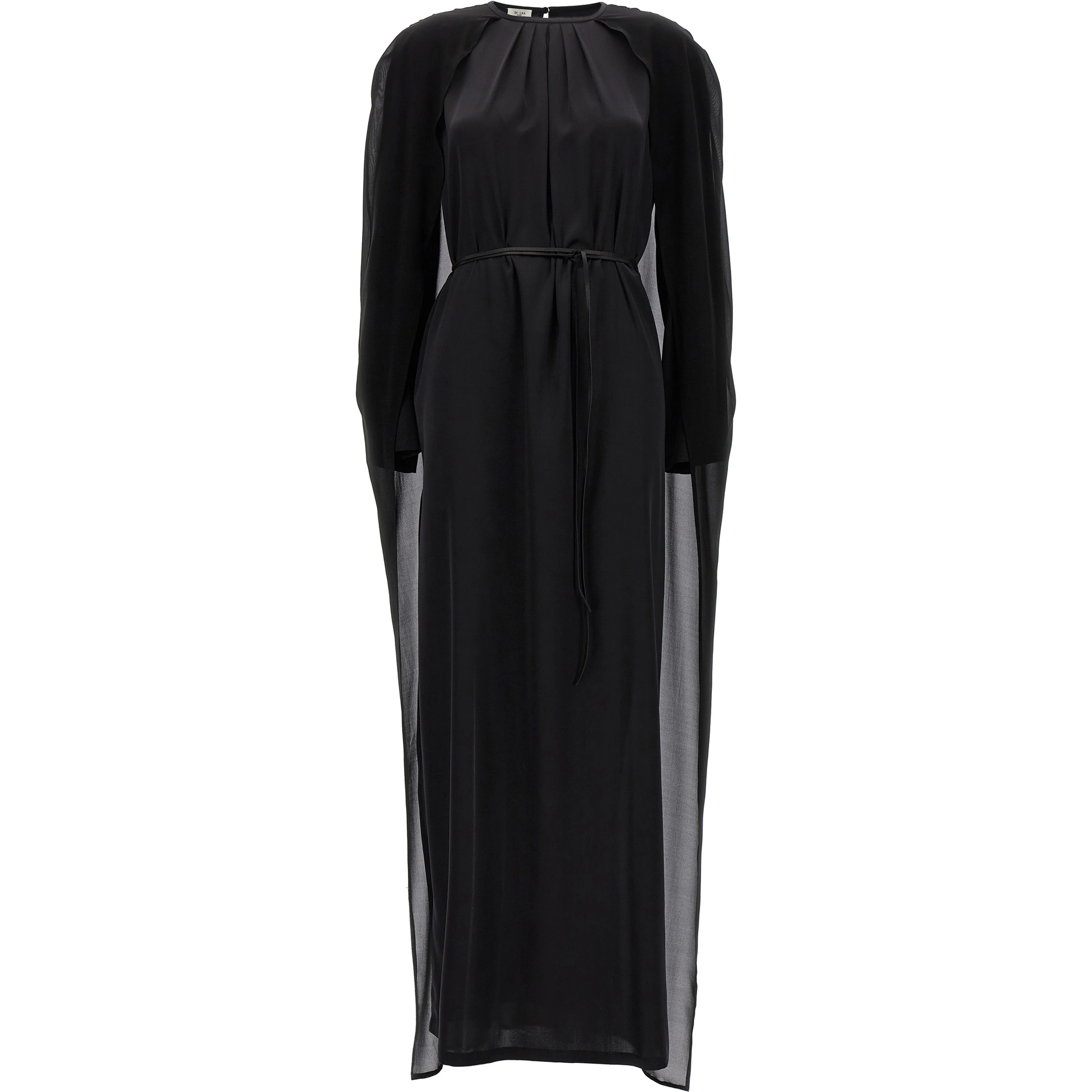 Black Silk Long Dress