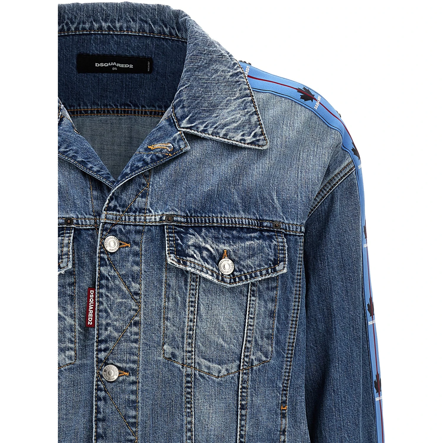 Blue Cotton Denim Jacket