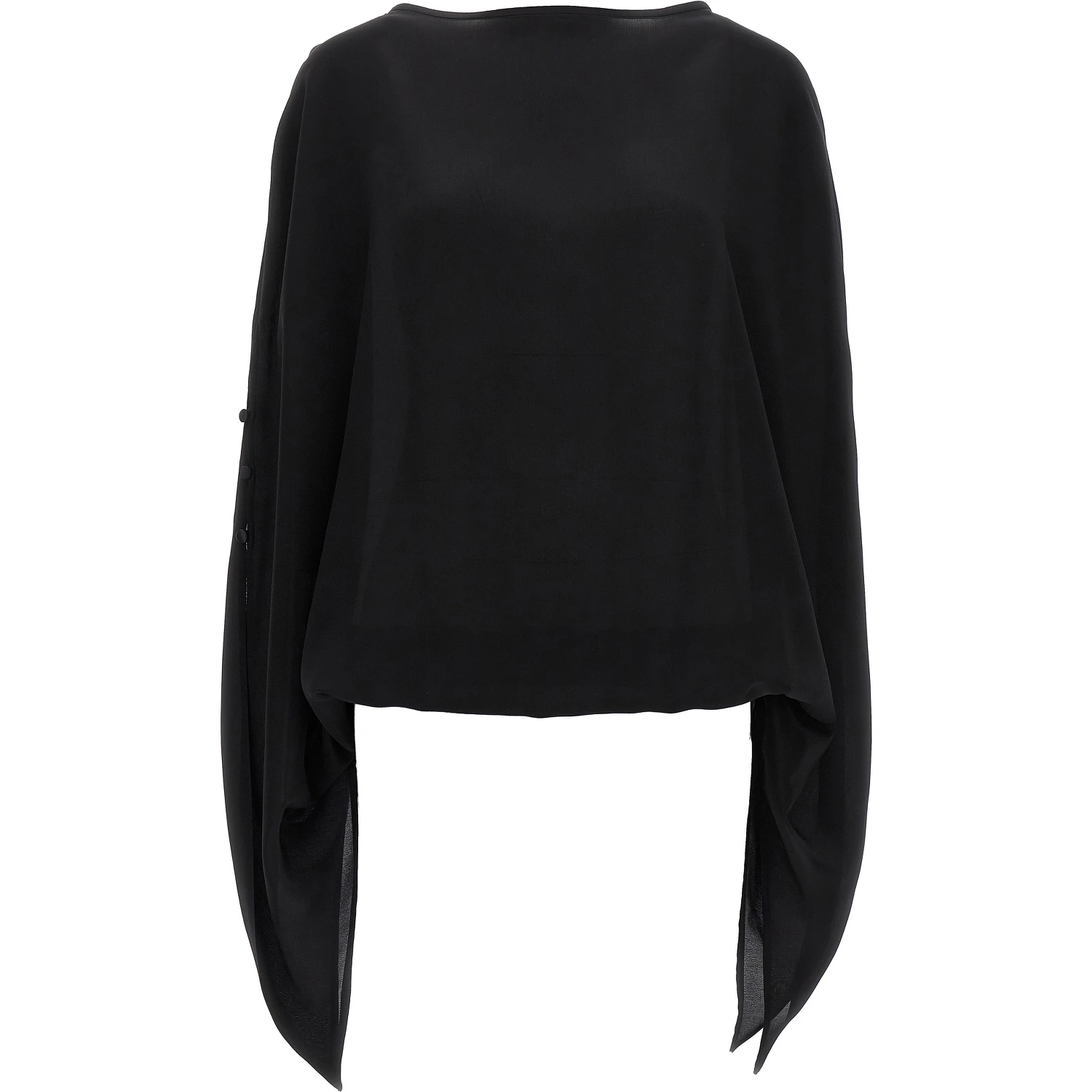 Black Silk Blouse