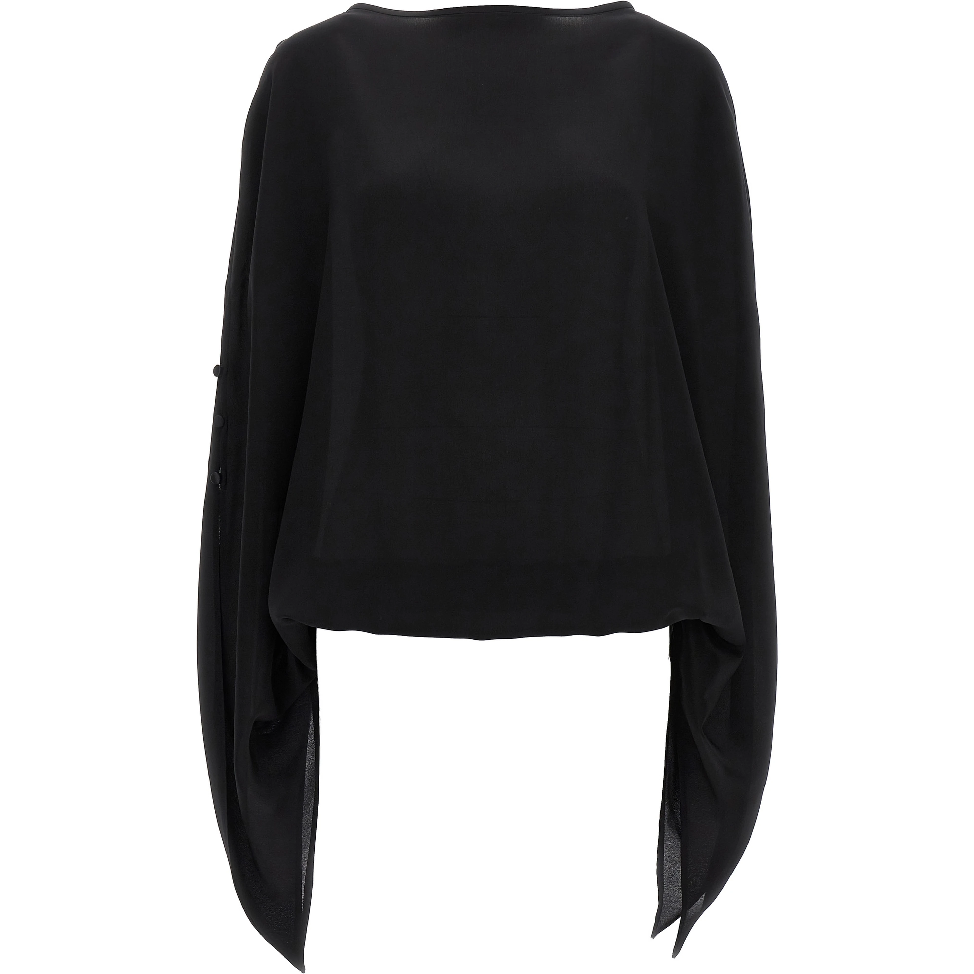 Black Silk Blouse