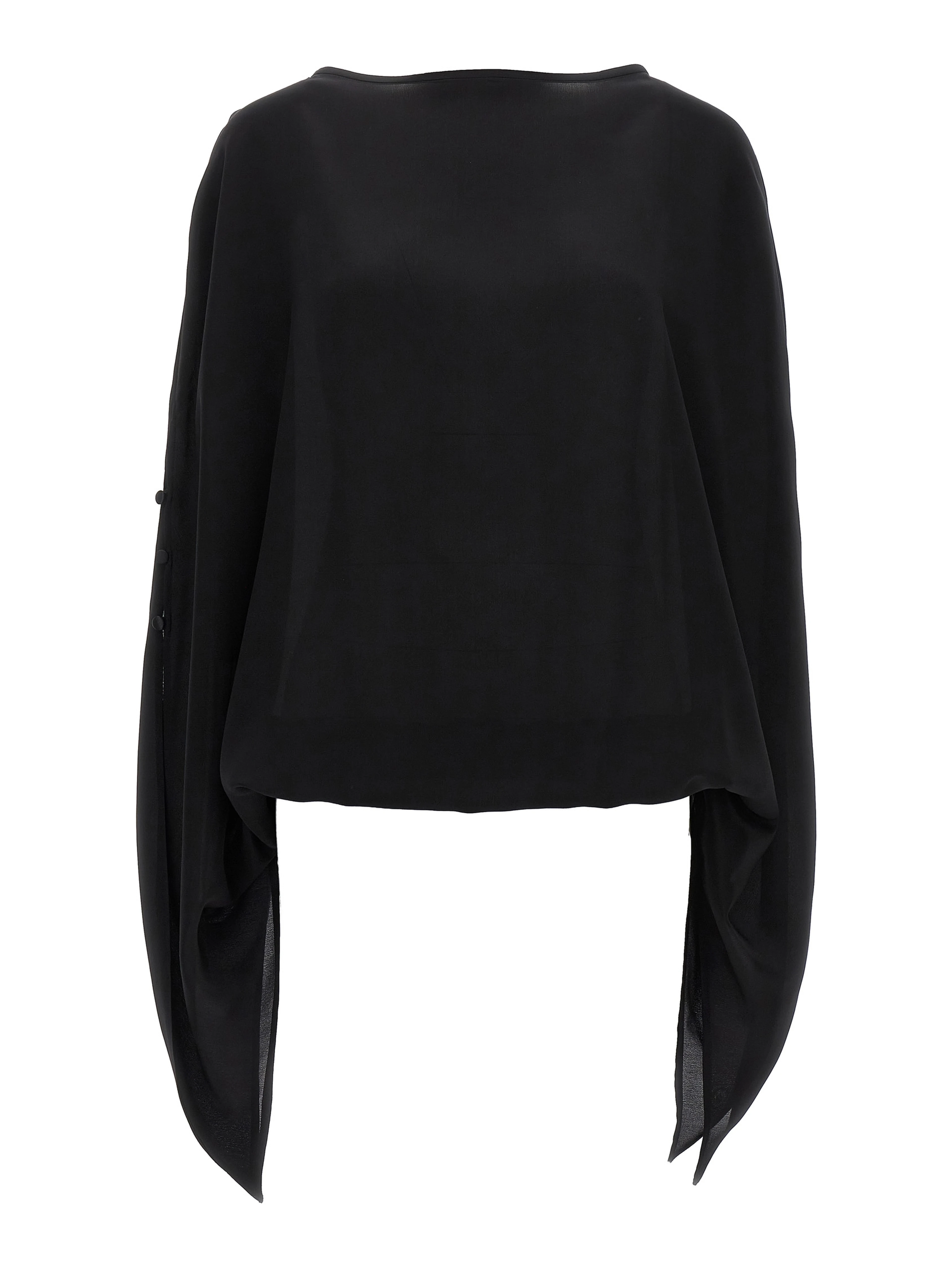 Black Silk Blouse