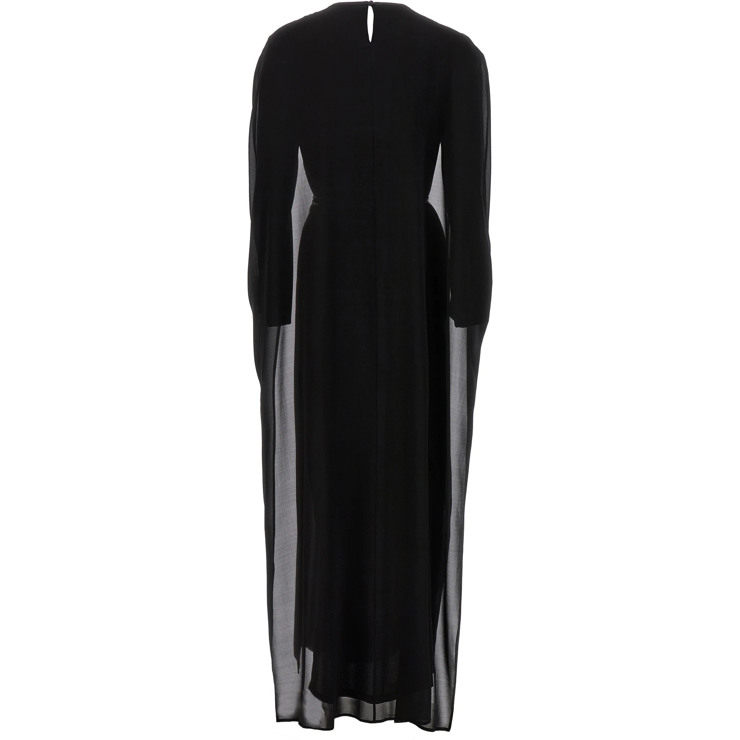 Black Silk Long Dress