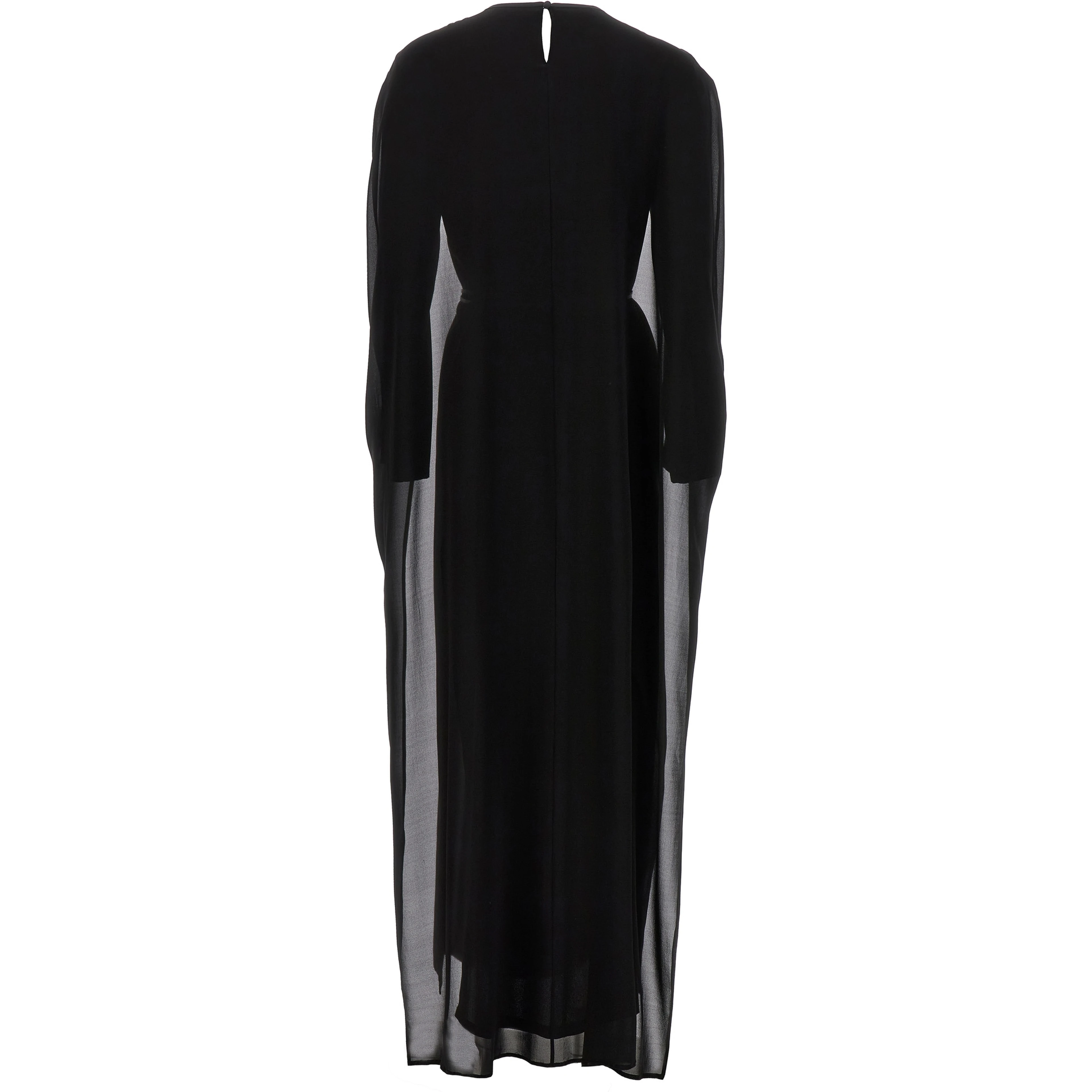 Black Silk Long Dress