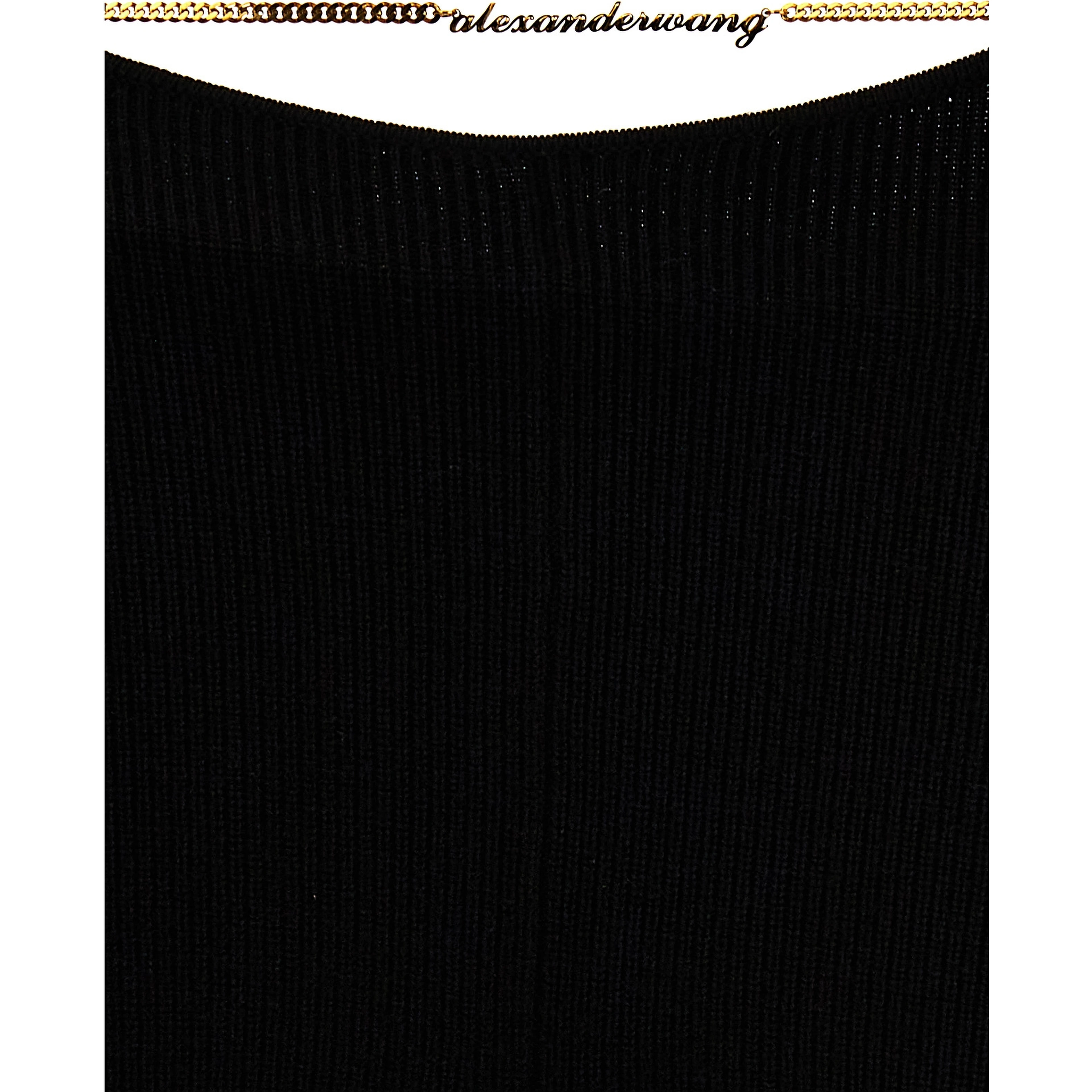 Black Wool Casual Pants