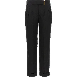 Black Viscose Dress Pants
