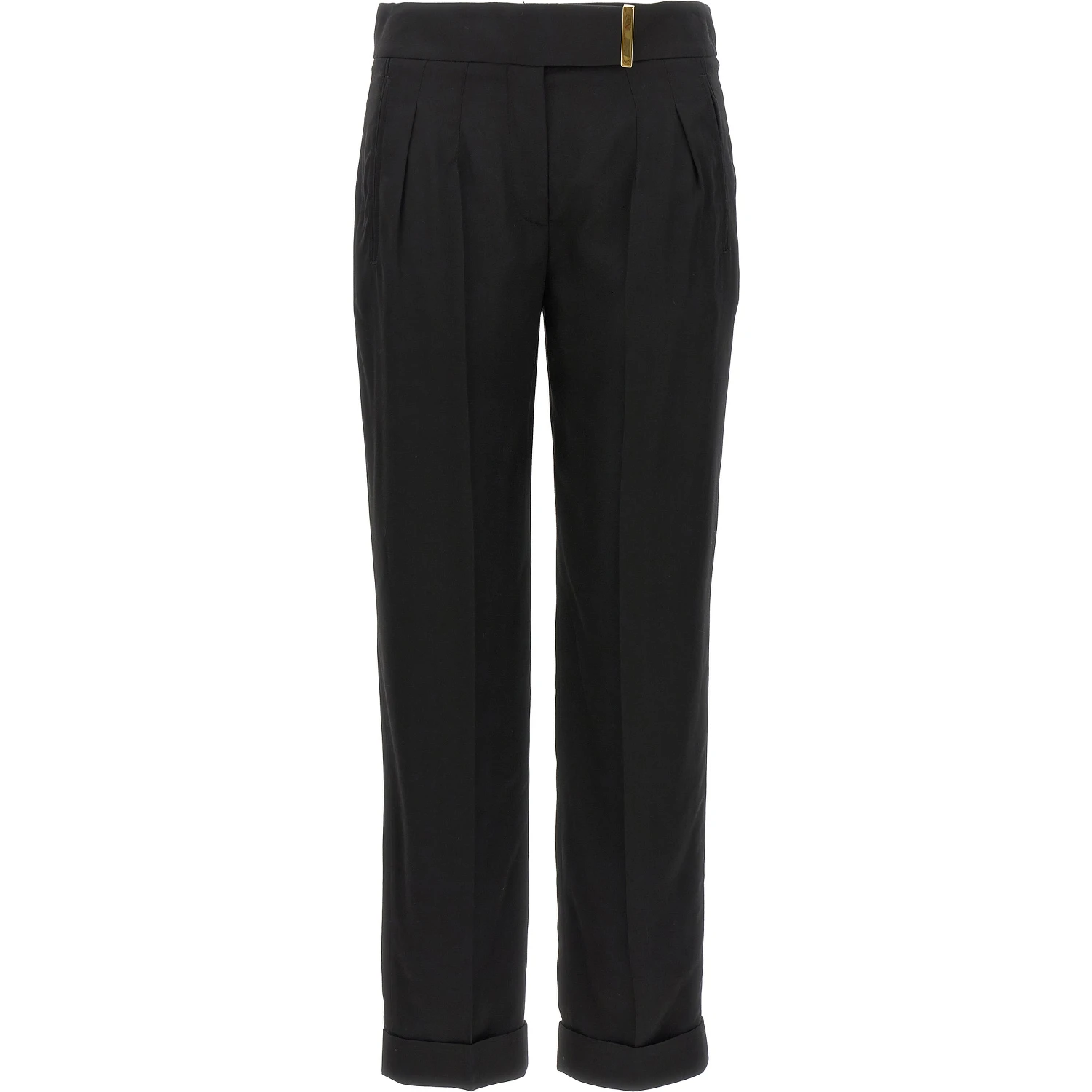 Black Viscose Dress Pants