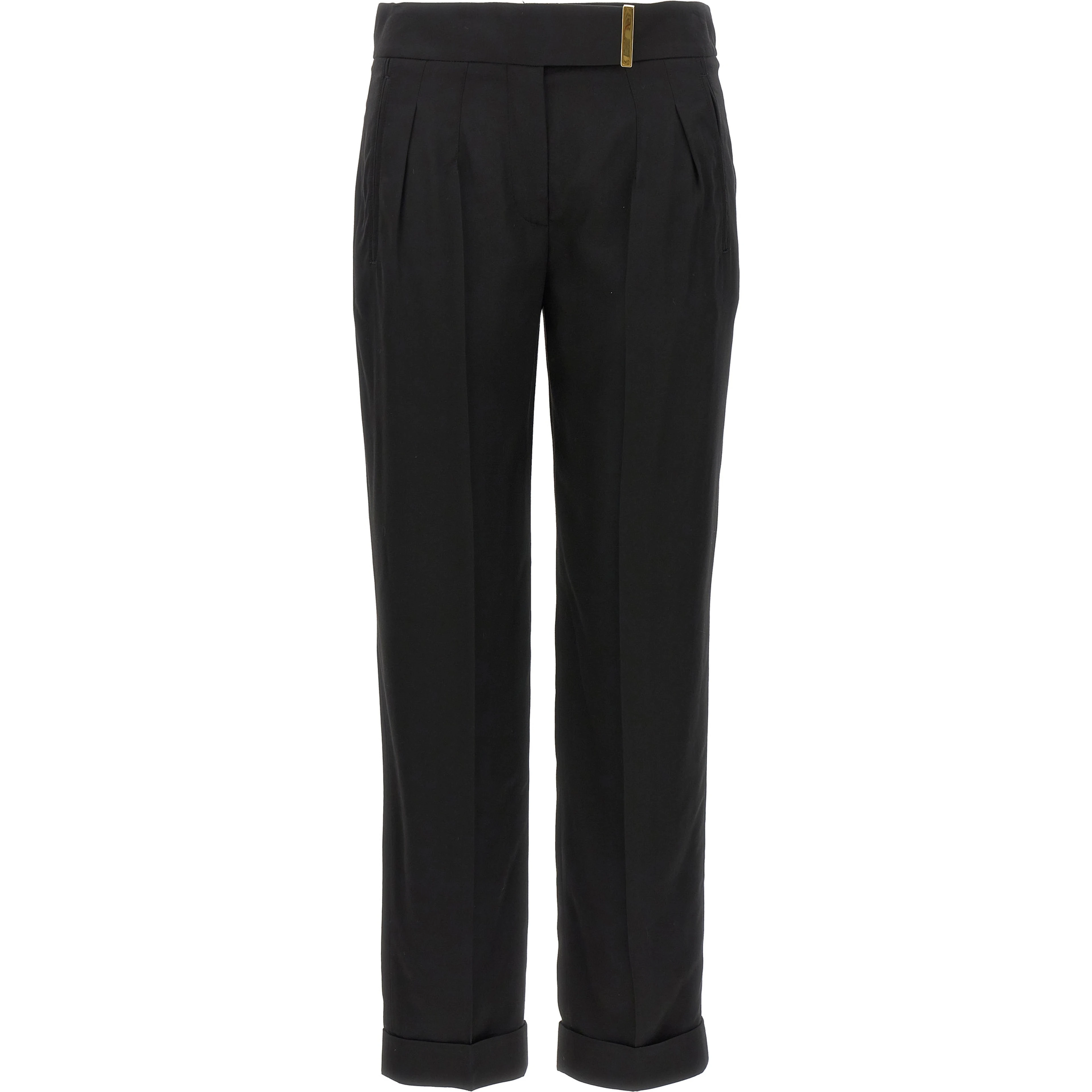 Black Viscose Dress Pants