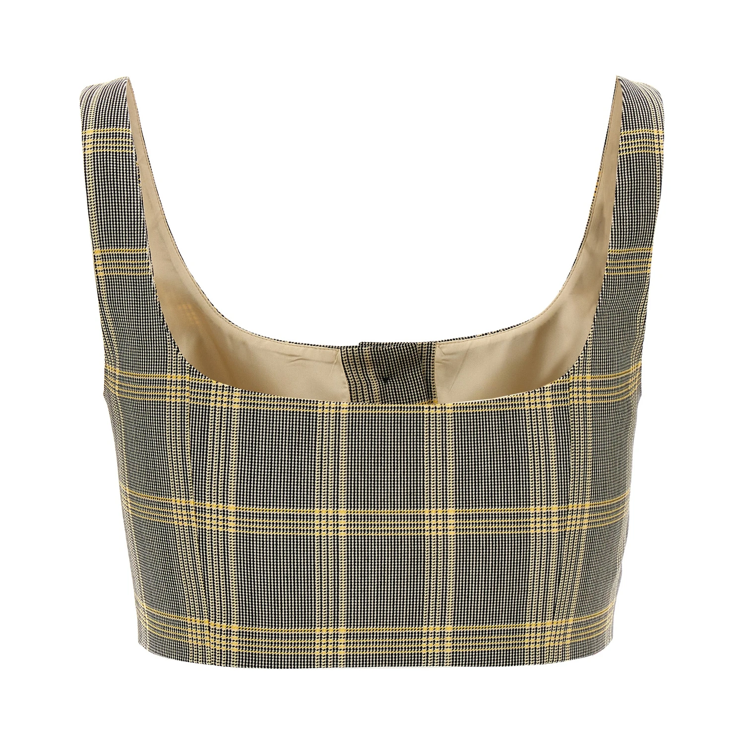 Multicolor Virgin Wool Sleeveles T-Shirt