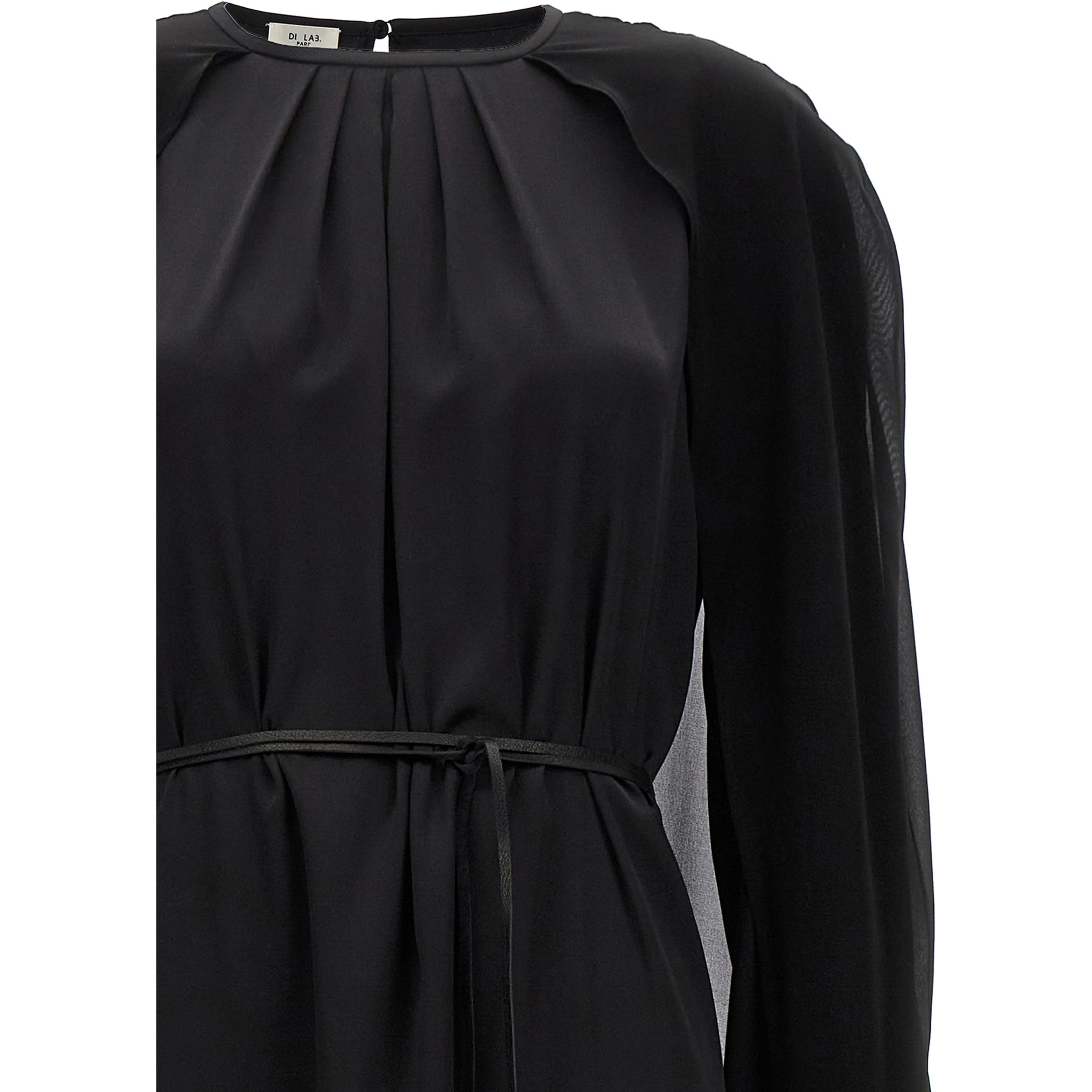 Black Silk Long Dress