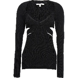Black Viscose Cardigan