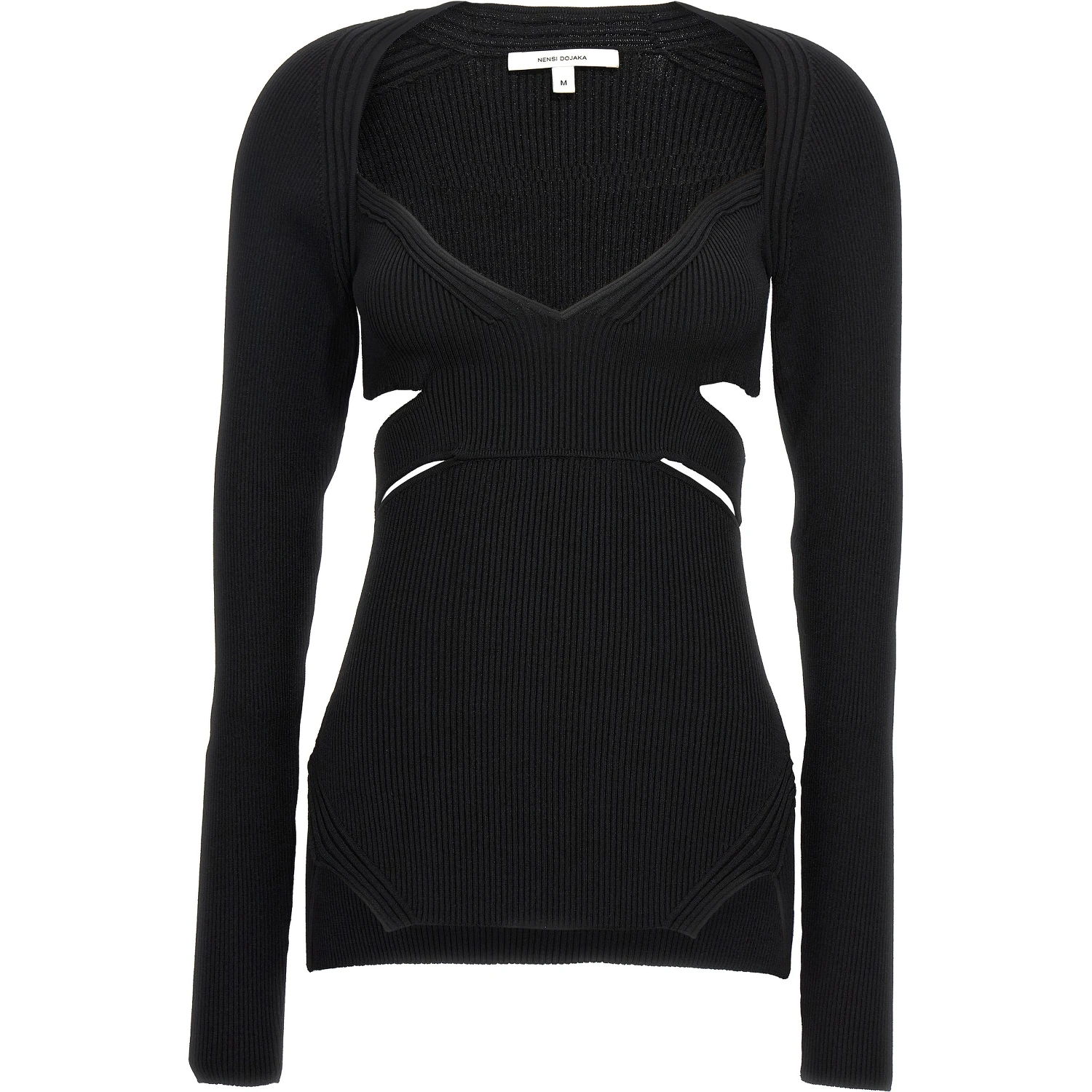 Black Viscose Cardigan