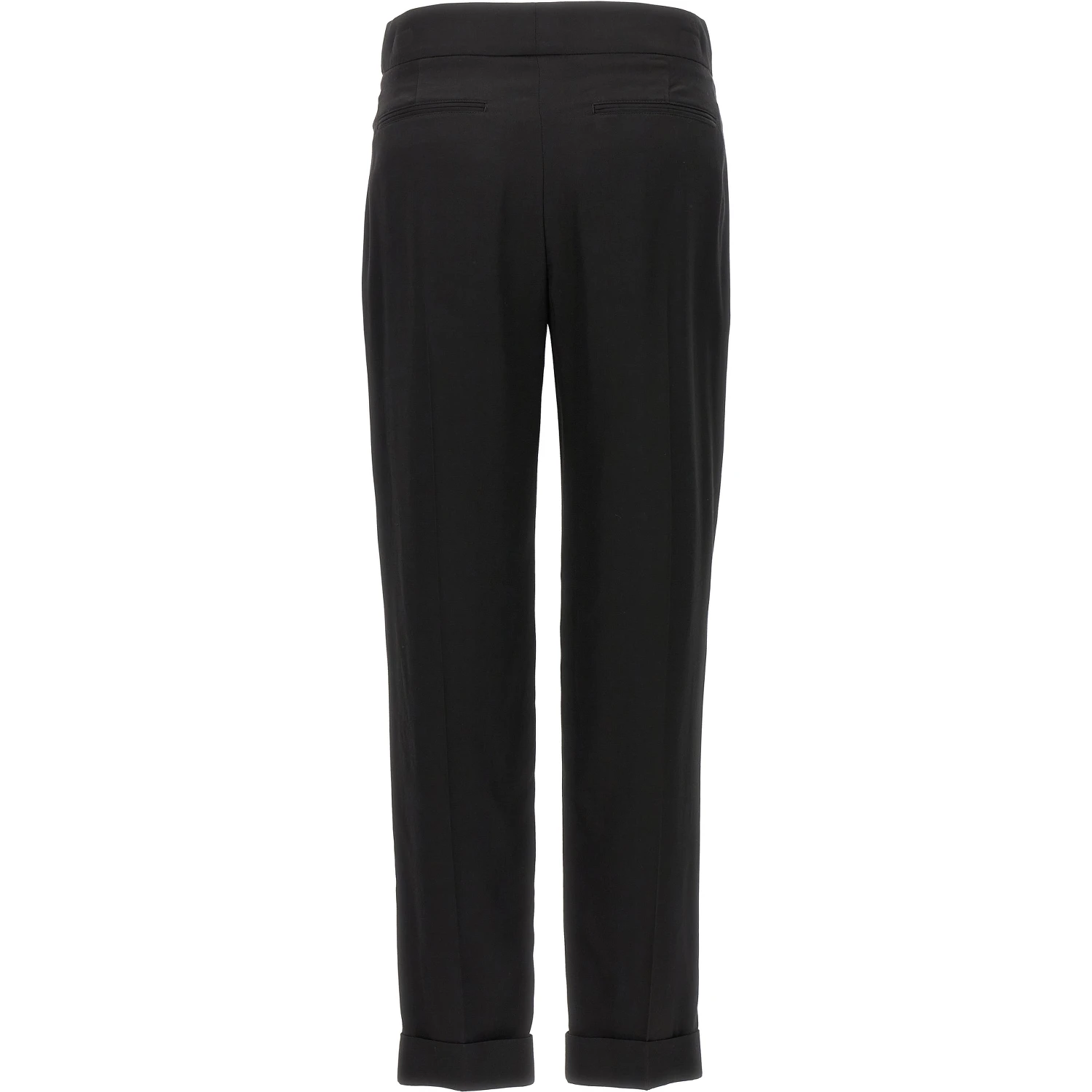 Black Viscose Dress Pants