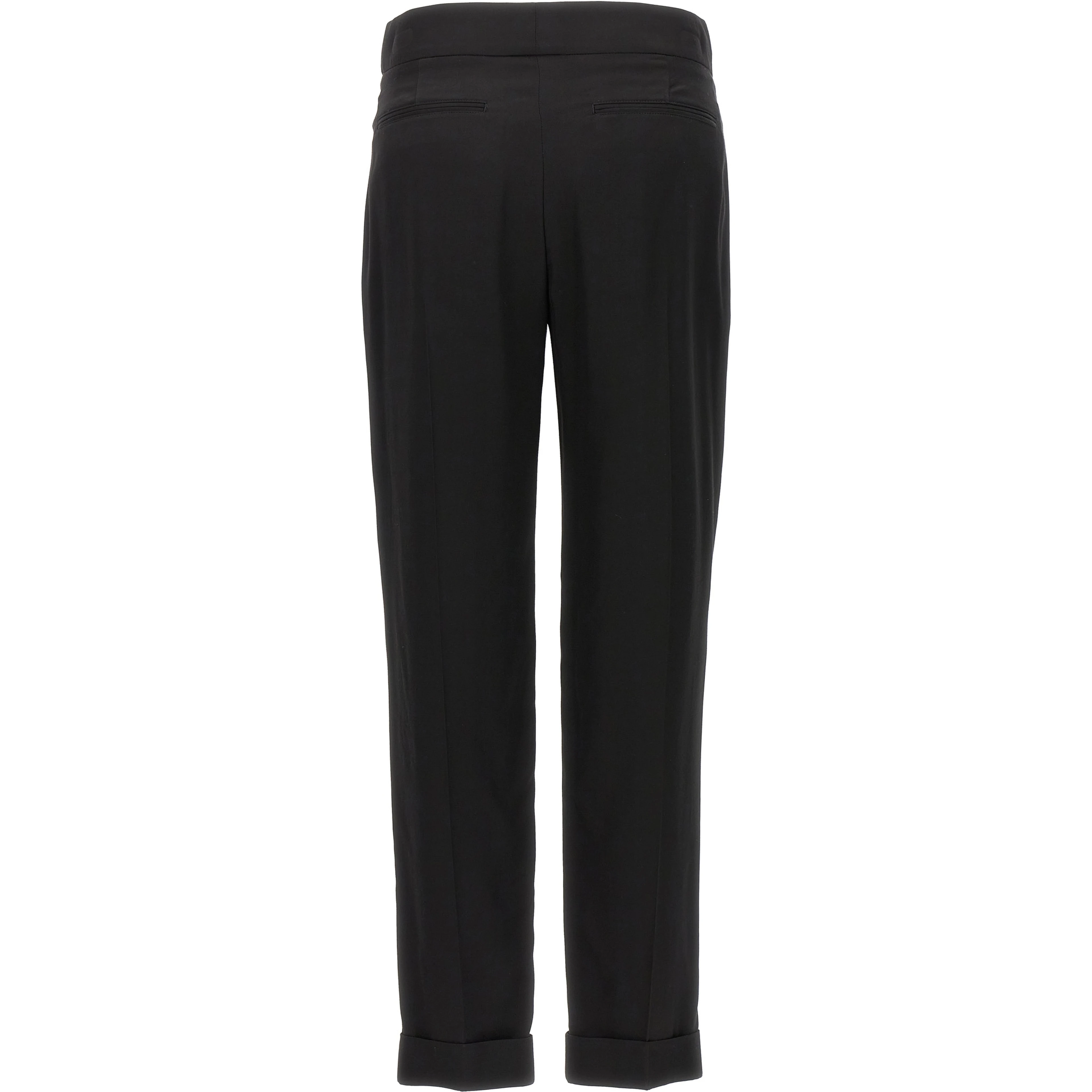 Black Viscose Dress Pants