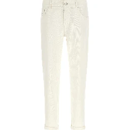 White Cotton Jeans Denim