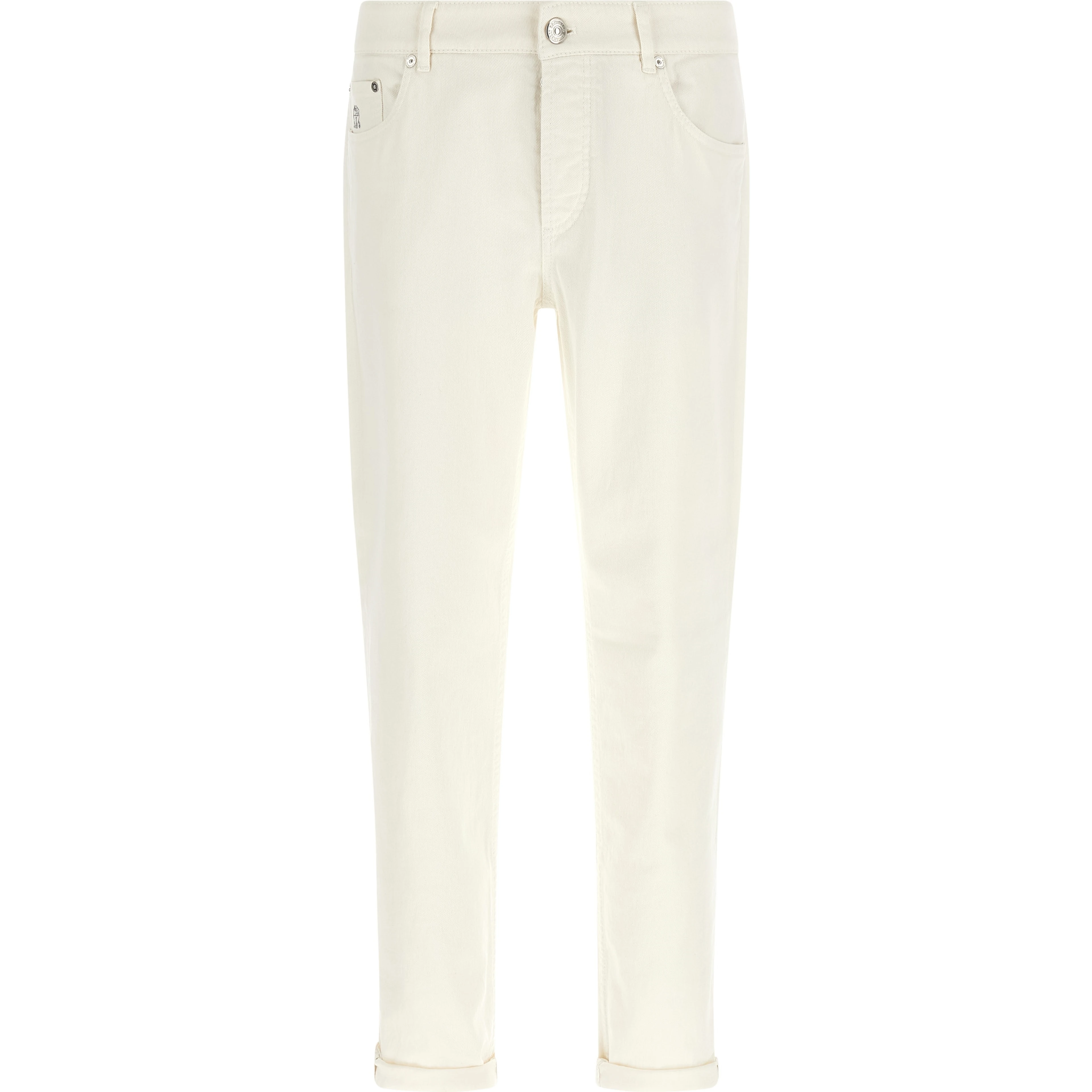 White Cotton Jeans Denim