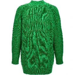 Bicolor Cotton Cardigan