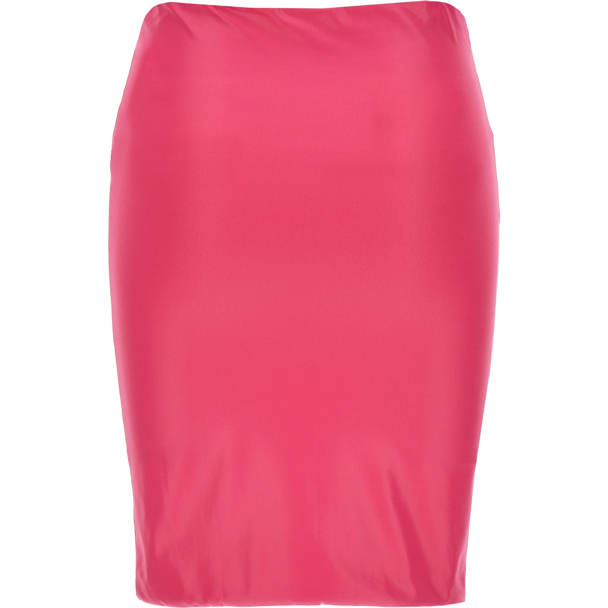 Fuchsia Polyamide Long Skirt