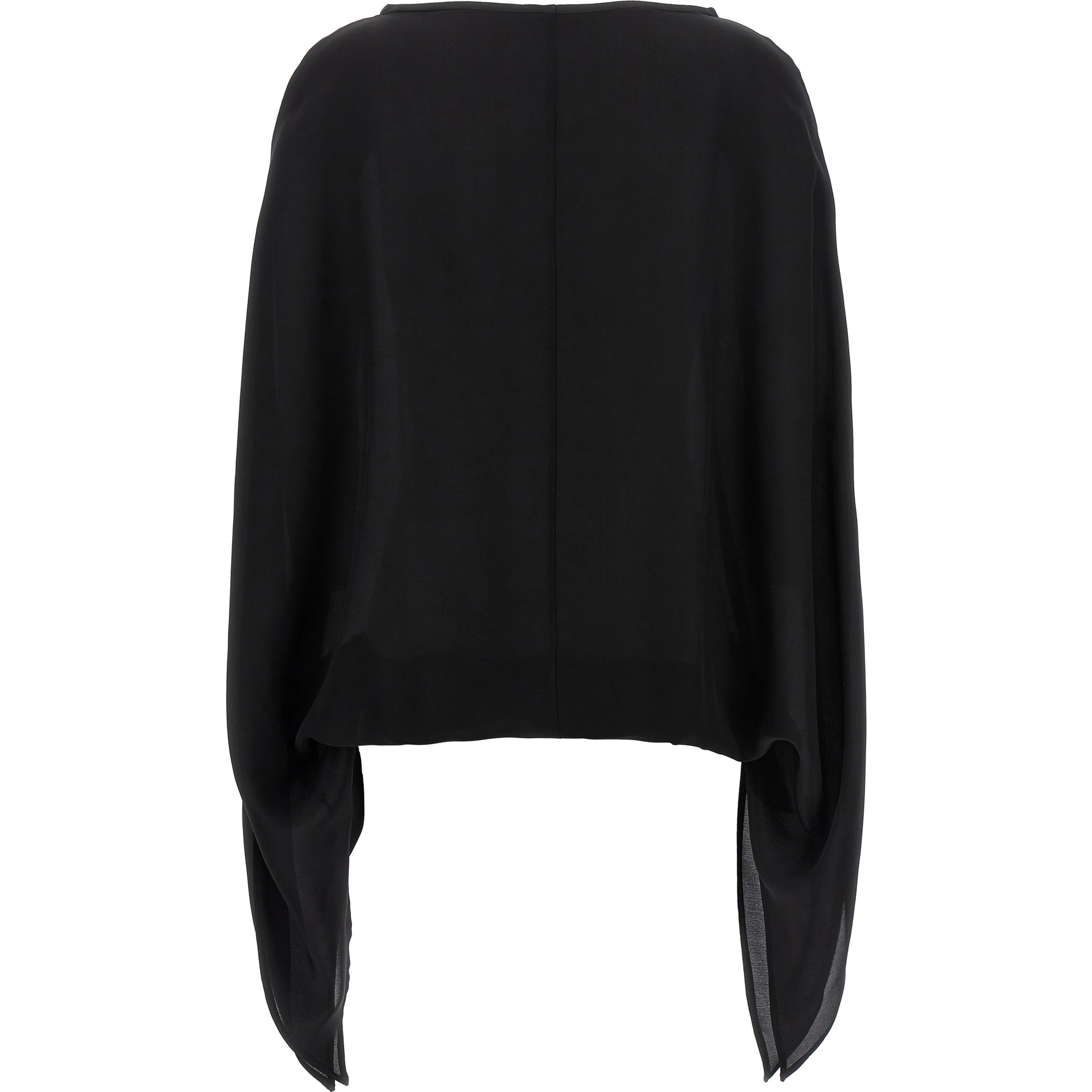 Black Silk Blouse