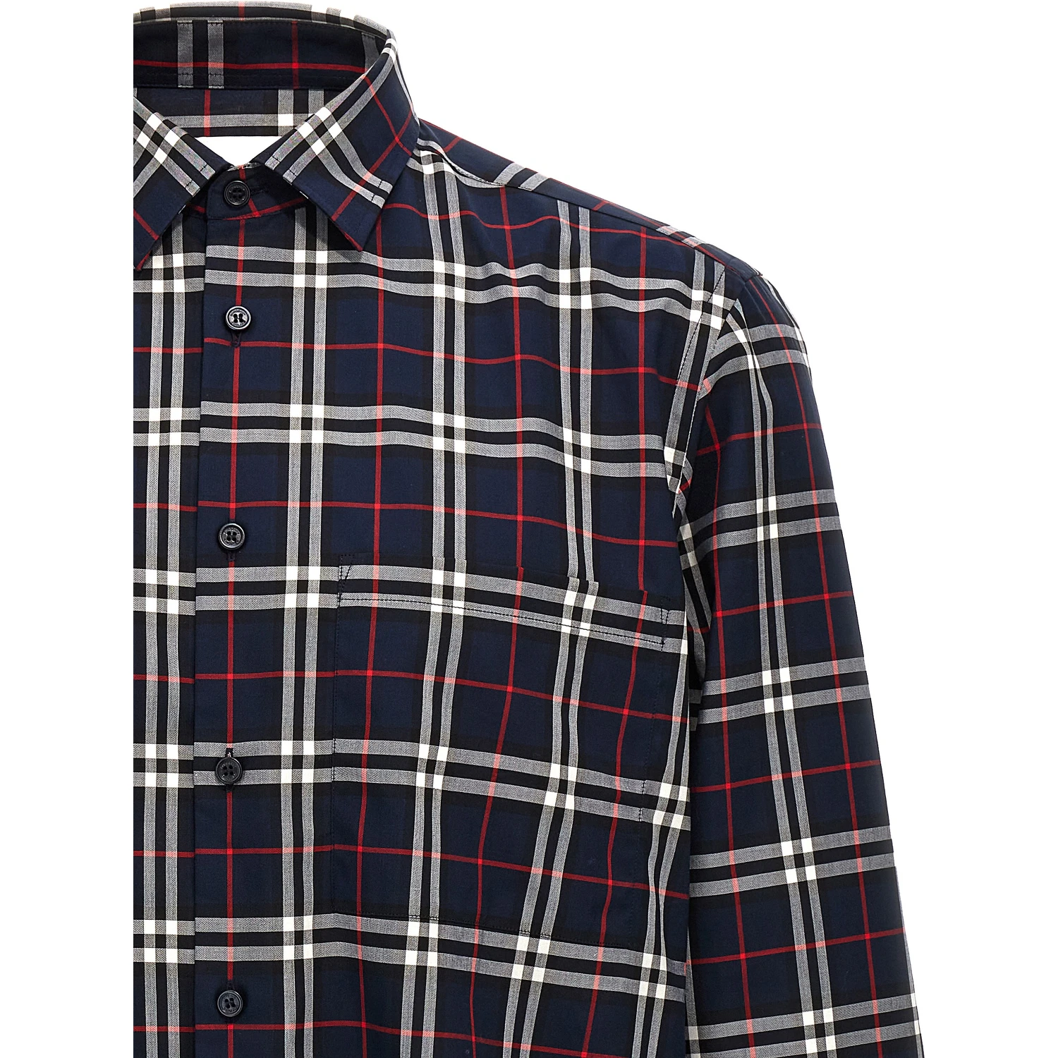 Blue Cotton Blouse