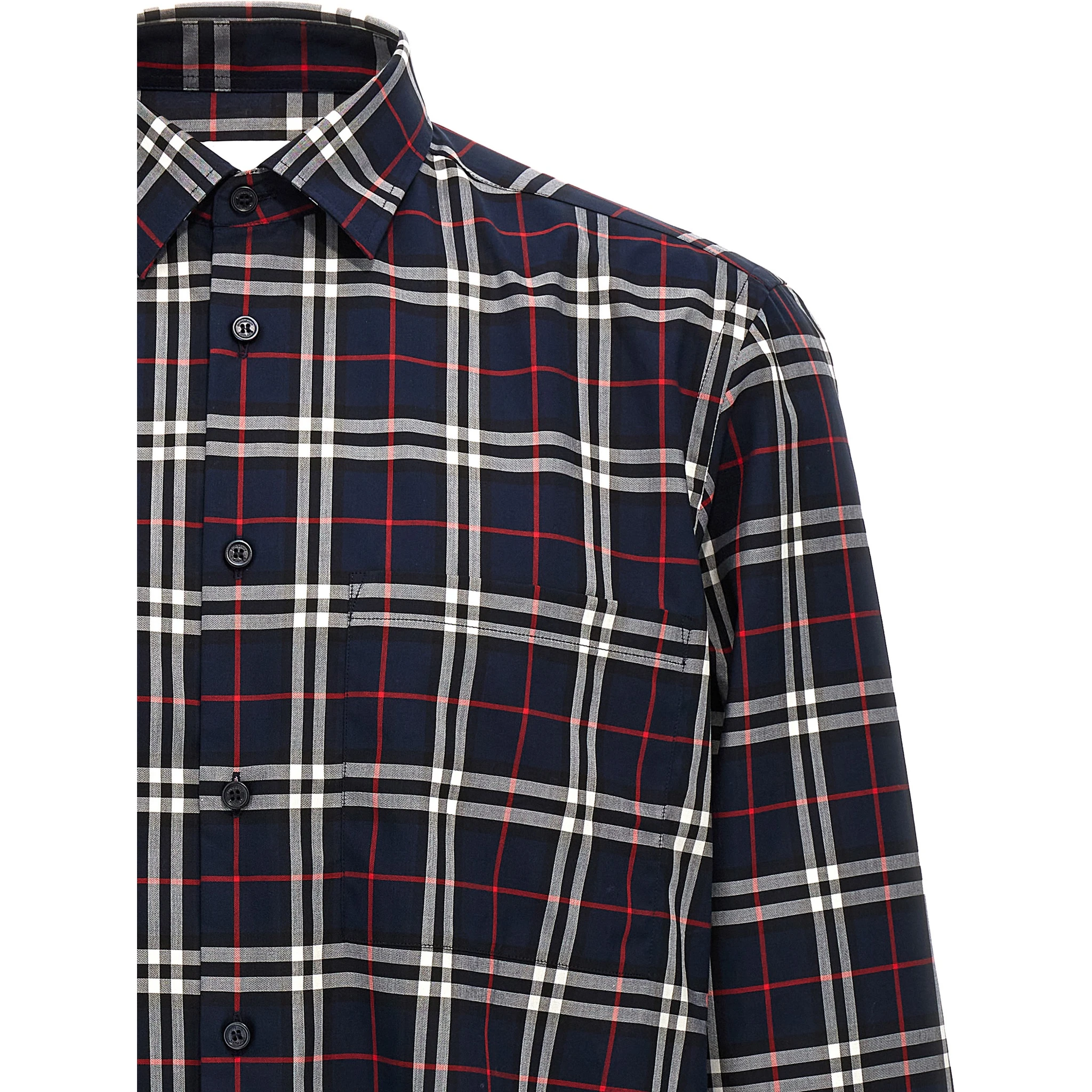 Blue Cotton Blouse