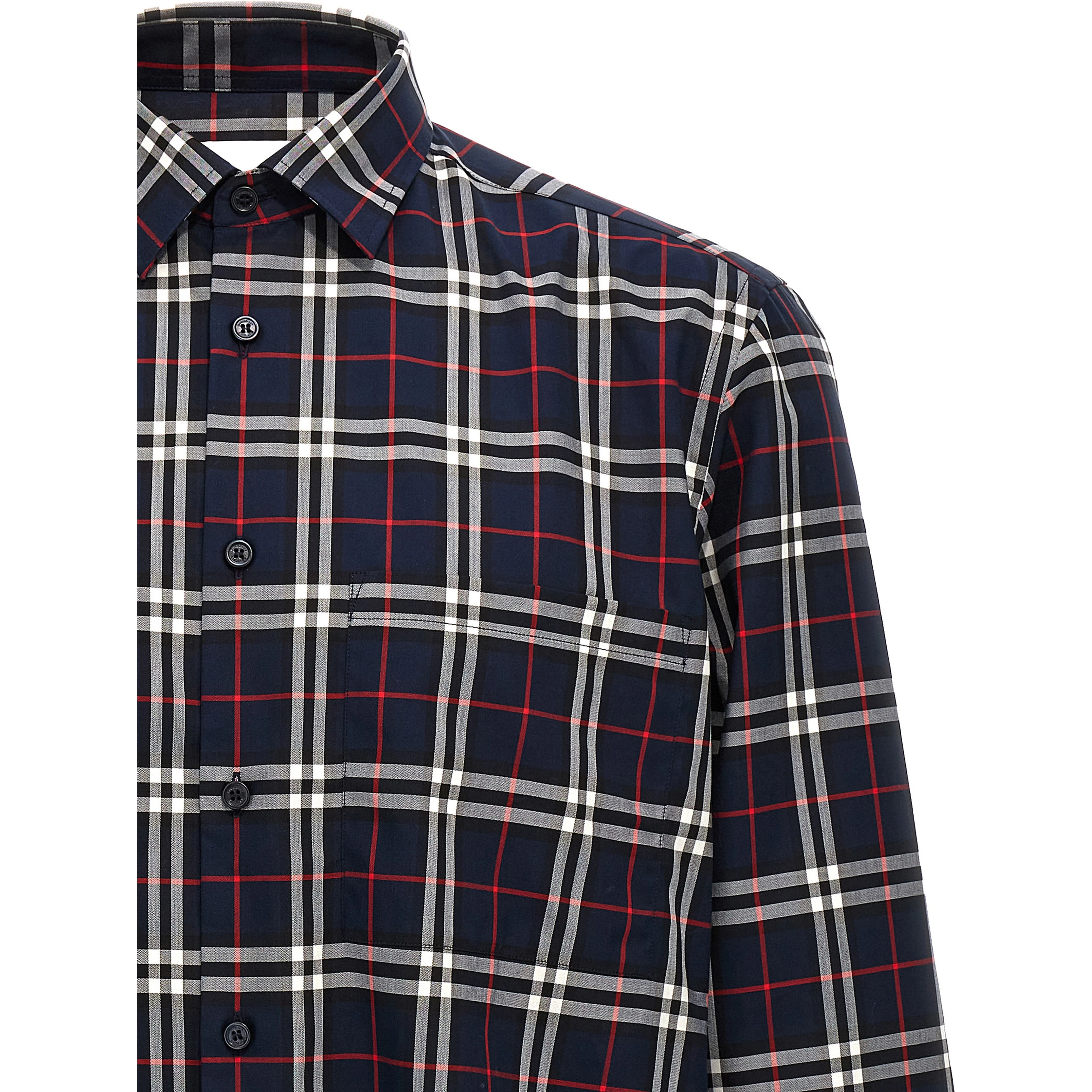 Blue Cotton Blouse