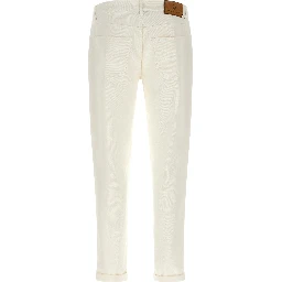 White Cotton Jeans Denim