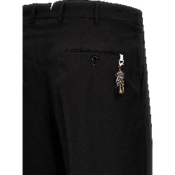 Black Virgin Wool Dress Pants