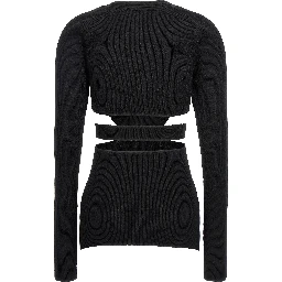 Black Viscose Cardigan