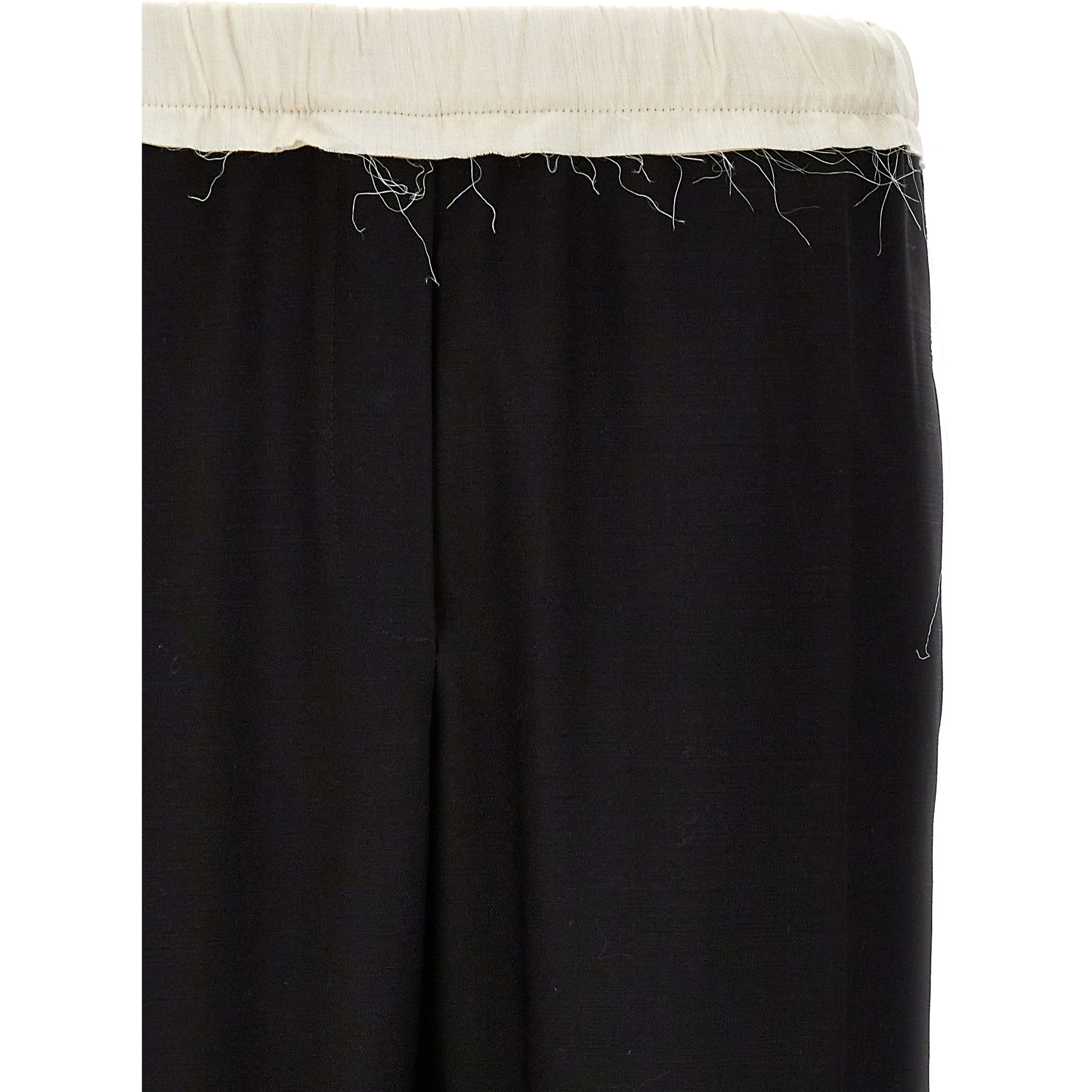 Bicolor Wool Casual Pants